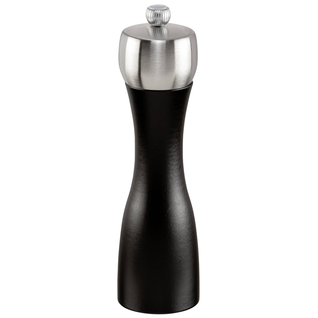 Peugeot FIDJI salt mill beech wood matt black 20 cm