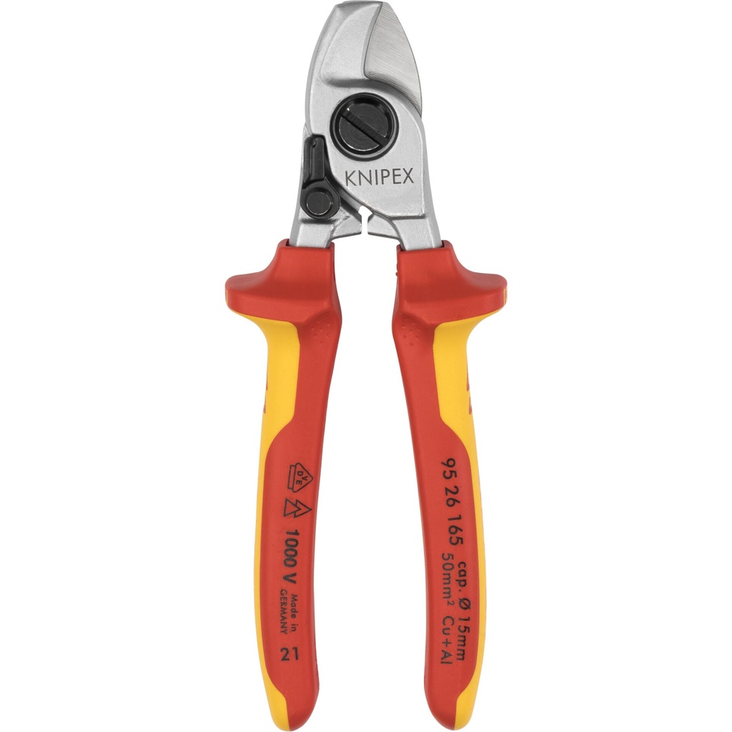 KNIPEX Cable Shears with Opening Spring