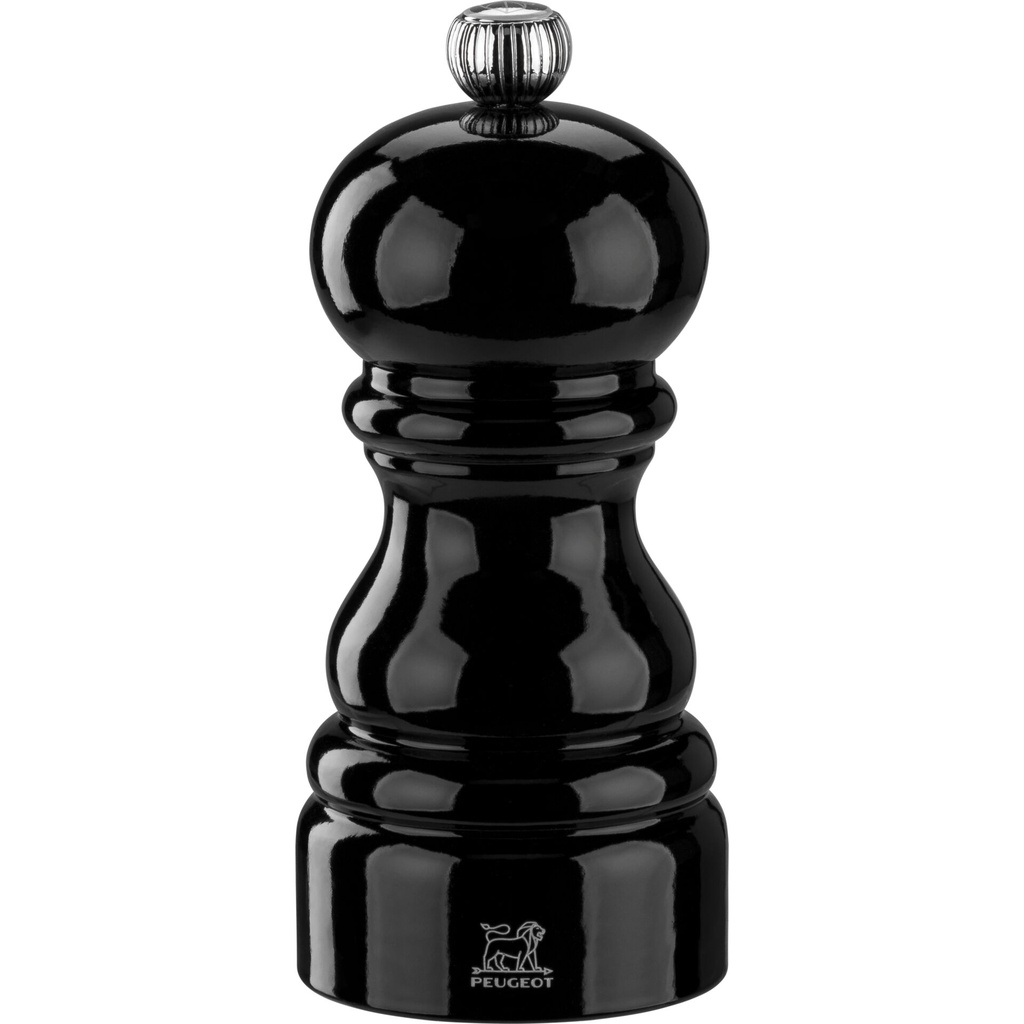 Peugeot Paris salt mill 12 cm beech wood black lacquered