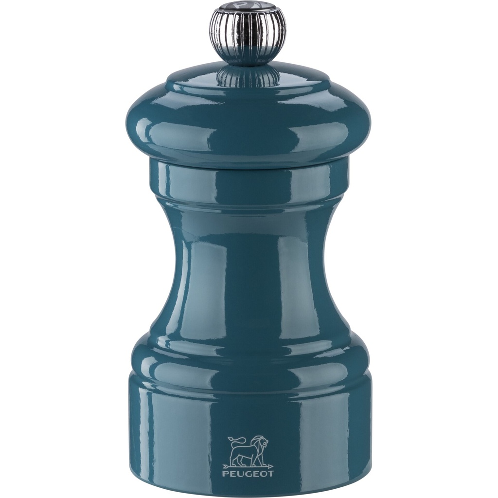 Peugeot Bistro pepper mill 10 cm pacific blue lacquered wood