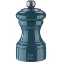 Peugeot Bistro salt mill 10 cm pacific blue lacquered wood