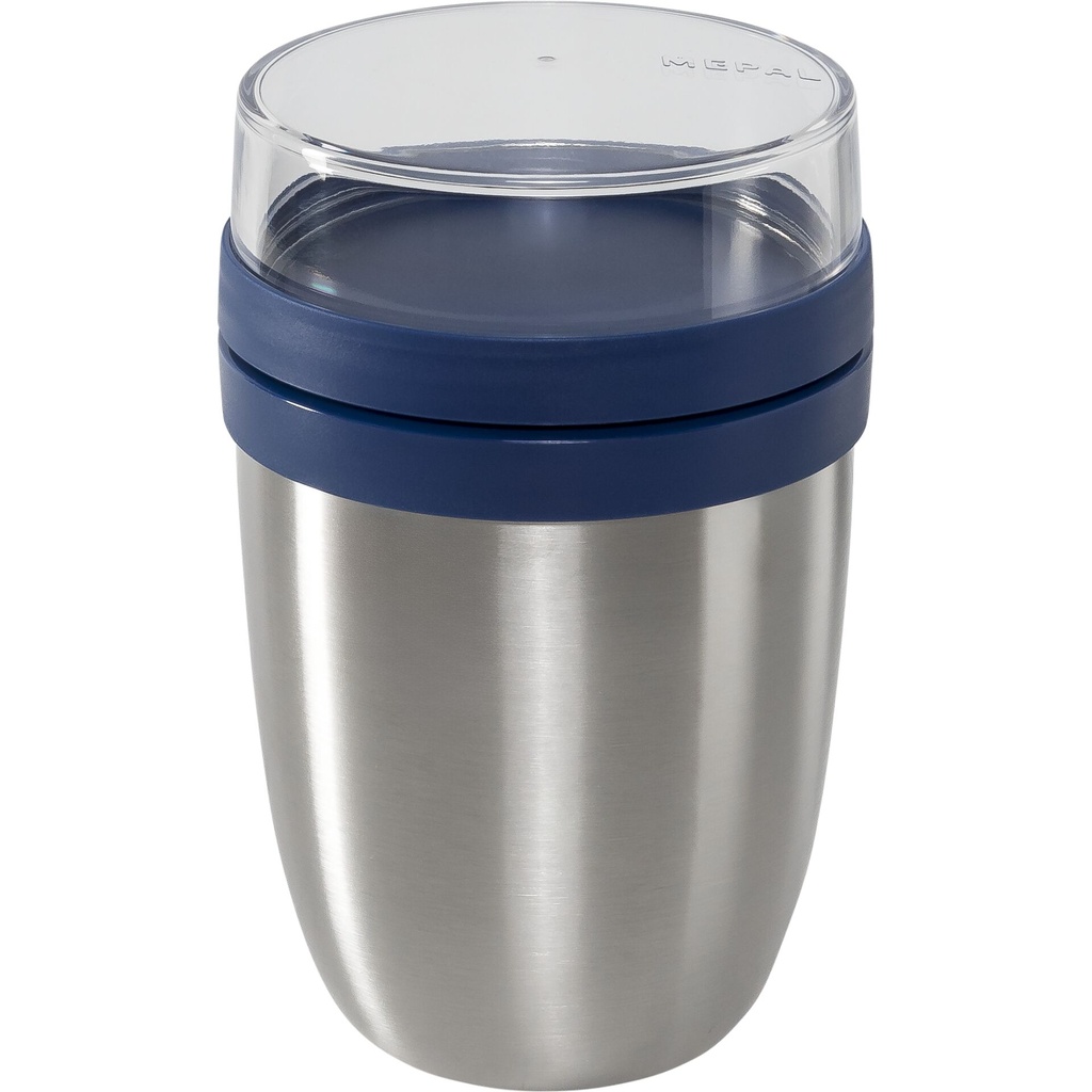 Mepal Thermo-Lunchpot Ellipse stl.steel vivid blue, 500+200ml