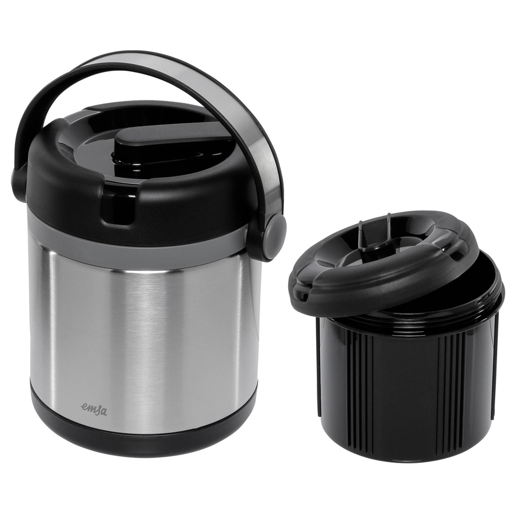 Emsa Mobility thermal container stainl. 1,2l black / anthracite