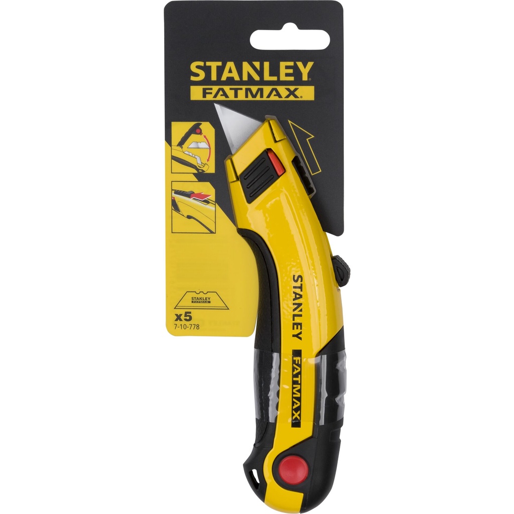 Stanley Knife FatMax with 5 Carbide Blades