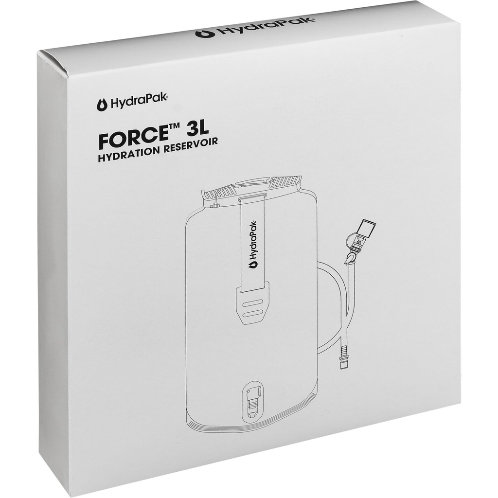 HydraPak FORCE 3L hydration bladder dark brown