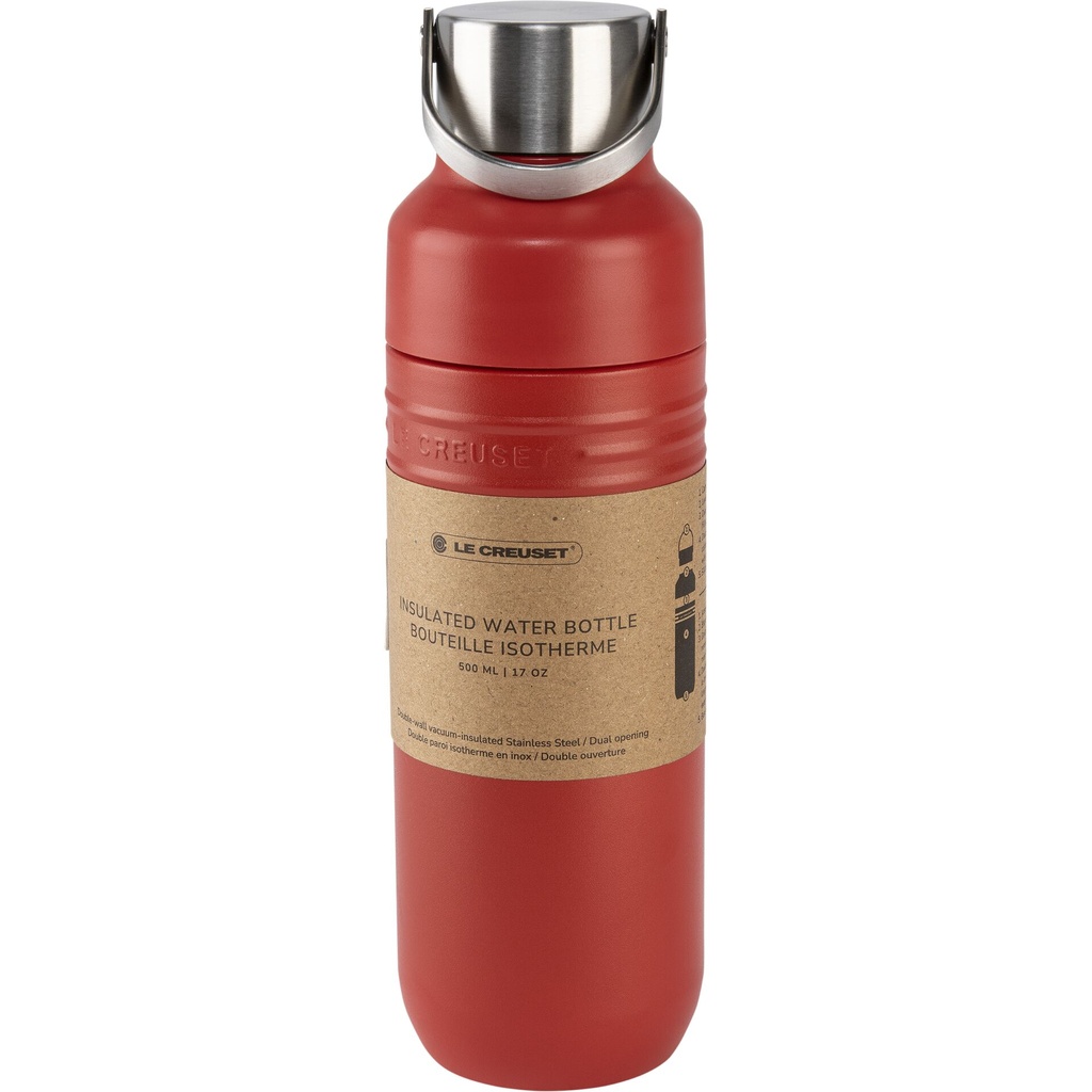 Le Creuset Trinkflasche On The Go rot 500 ml