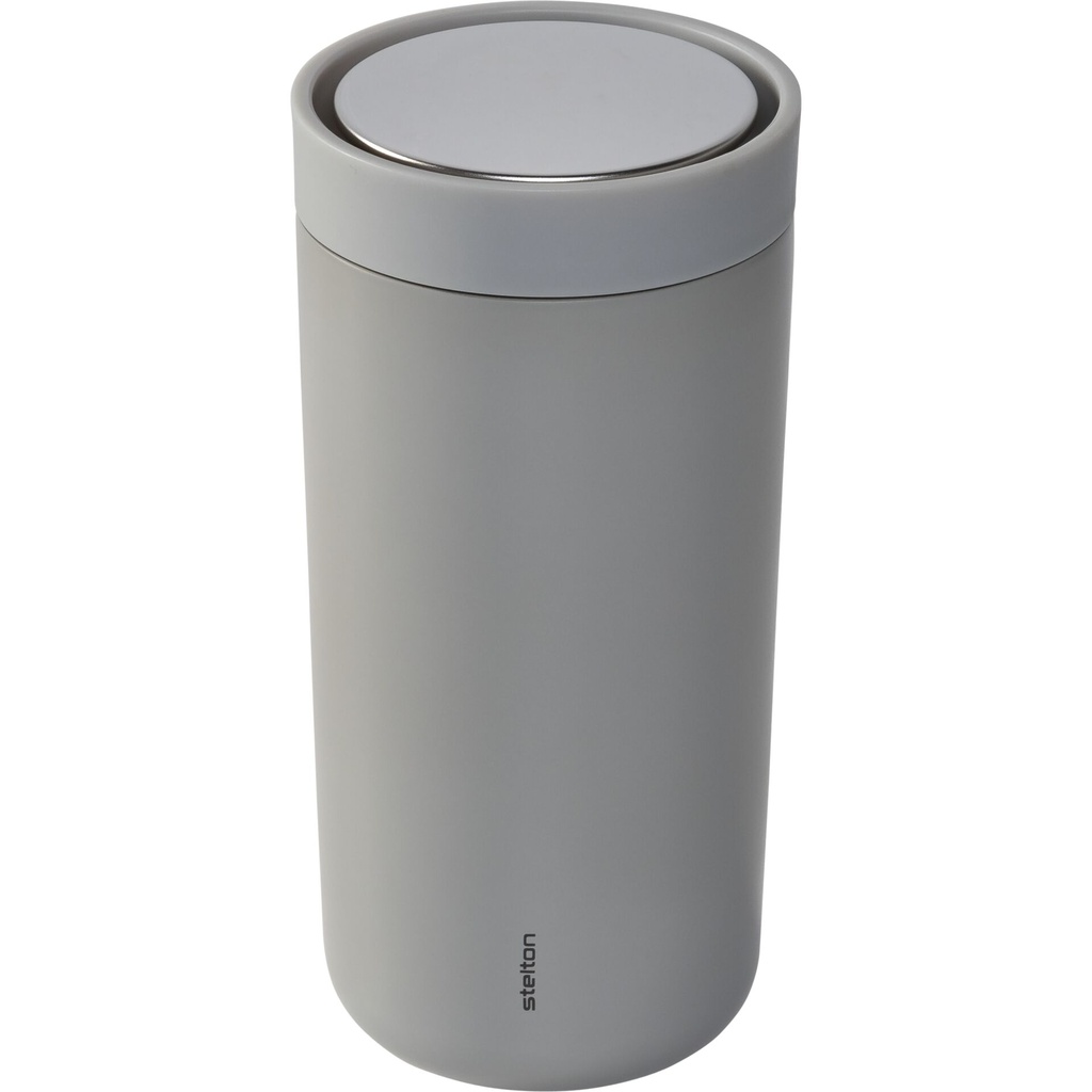 Stelton To Go Click Thermal Mug 0,4 l            soft light grey