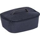 Reisenthel Coolerbag M pocket herringbone dark blue