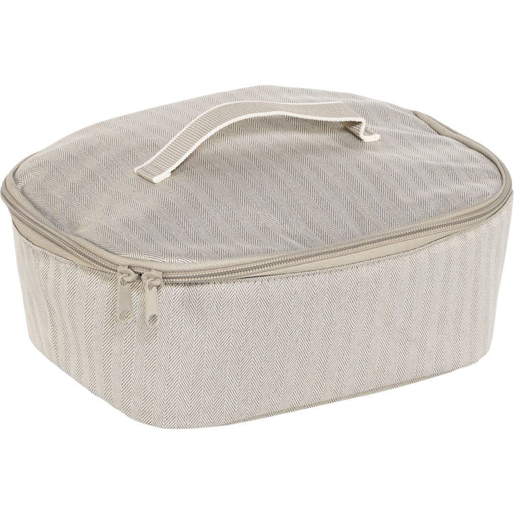 Reisenthel Coolerbag M pocket herringbone sand
