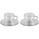Bialetti Moka-Cup Set Glass ISTITUZIONALE 2 Cups