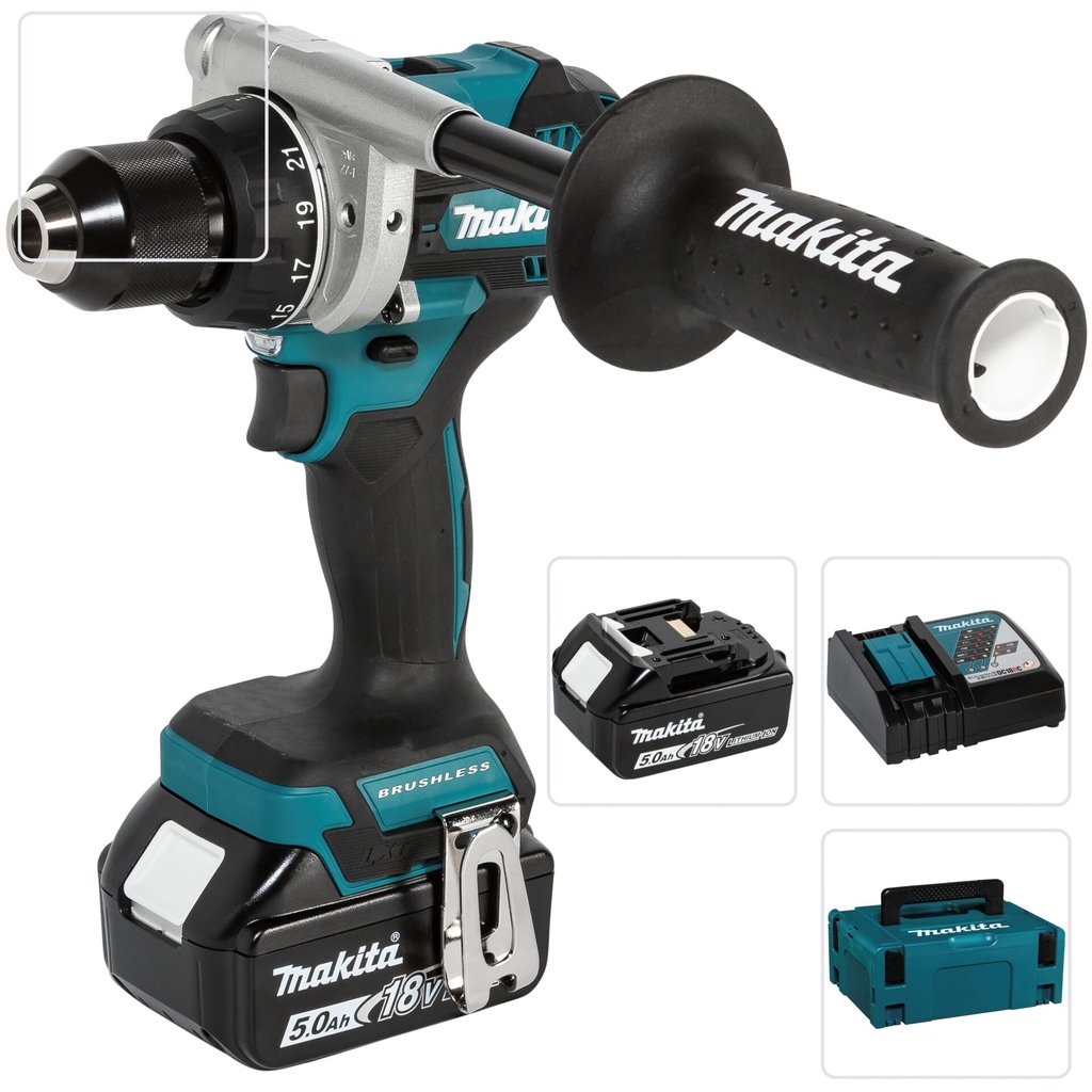 Makita  DDF492RTJ Akku-Bohrschrauber 18V