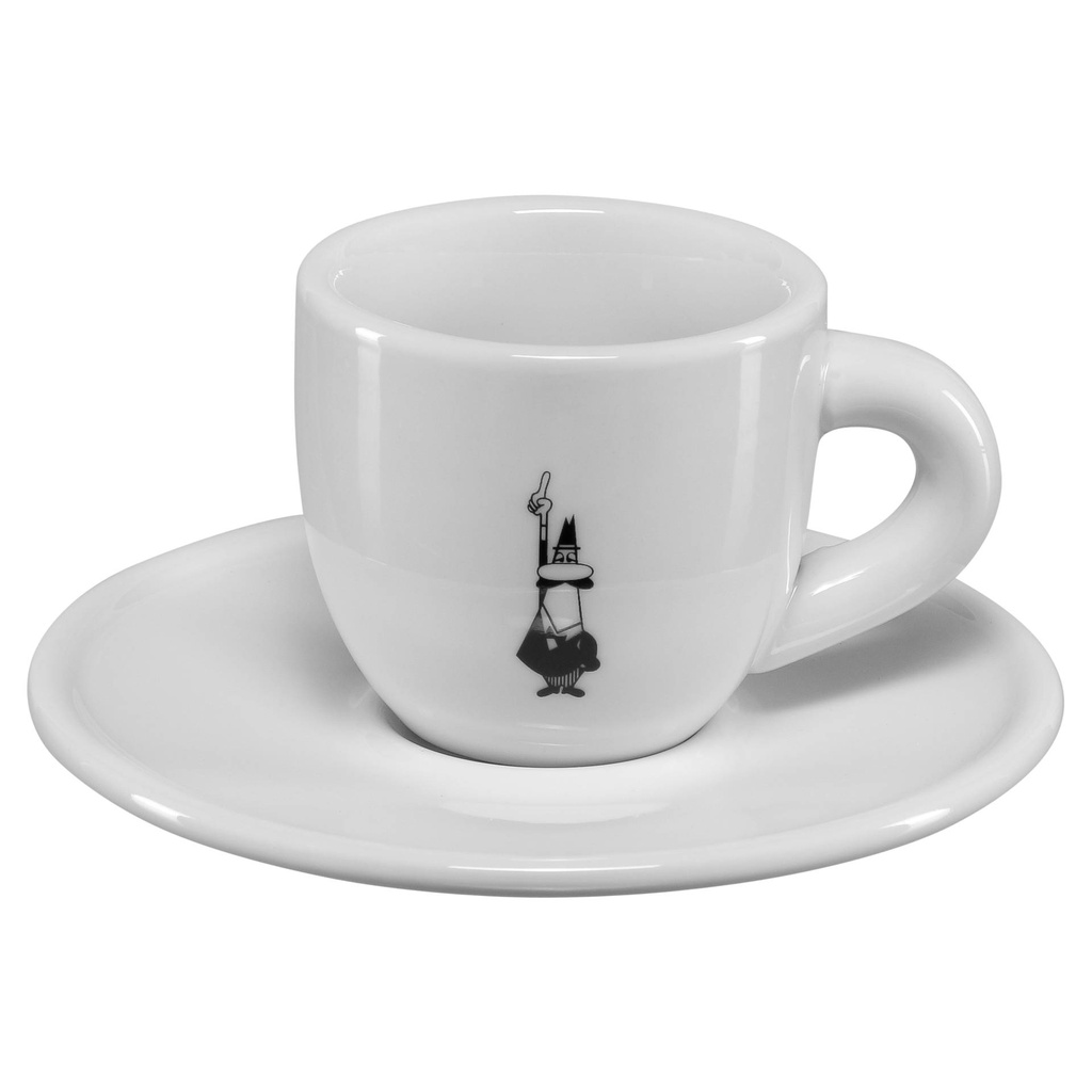 Bialetti Moka cup Omino w. saucer