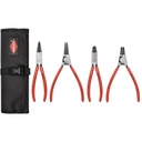 KNIPEX Set of Circlip Pliers 4 parts