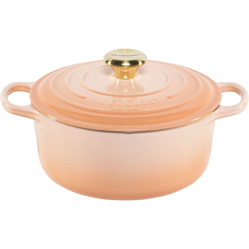 Le Creuset Signature Bräter rund 24 cm peche