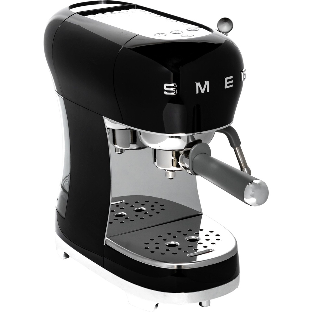 SMEG ECF02BLEU Siebträgermaschine schwarz