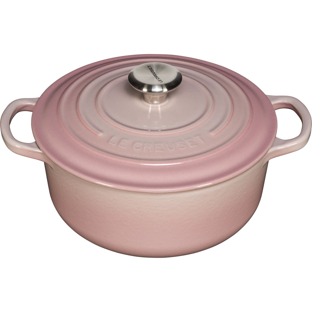 Le Creuset Signature Cast Iron- Round Casserole 20cm shellpink