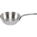 De Buyer Affinity Sauté Pan Stainless Steel curved  20 cm