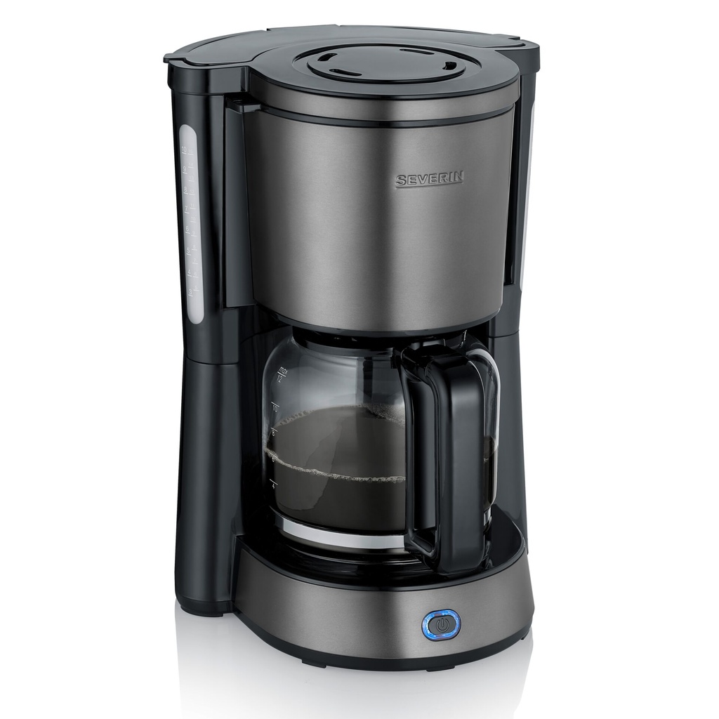 Severin KA 9340  Dark Inox mit Glaskanne