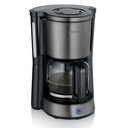 Severin KA 9340  Dark Inox mit Glaskanne