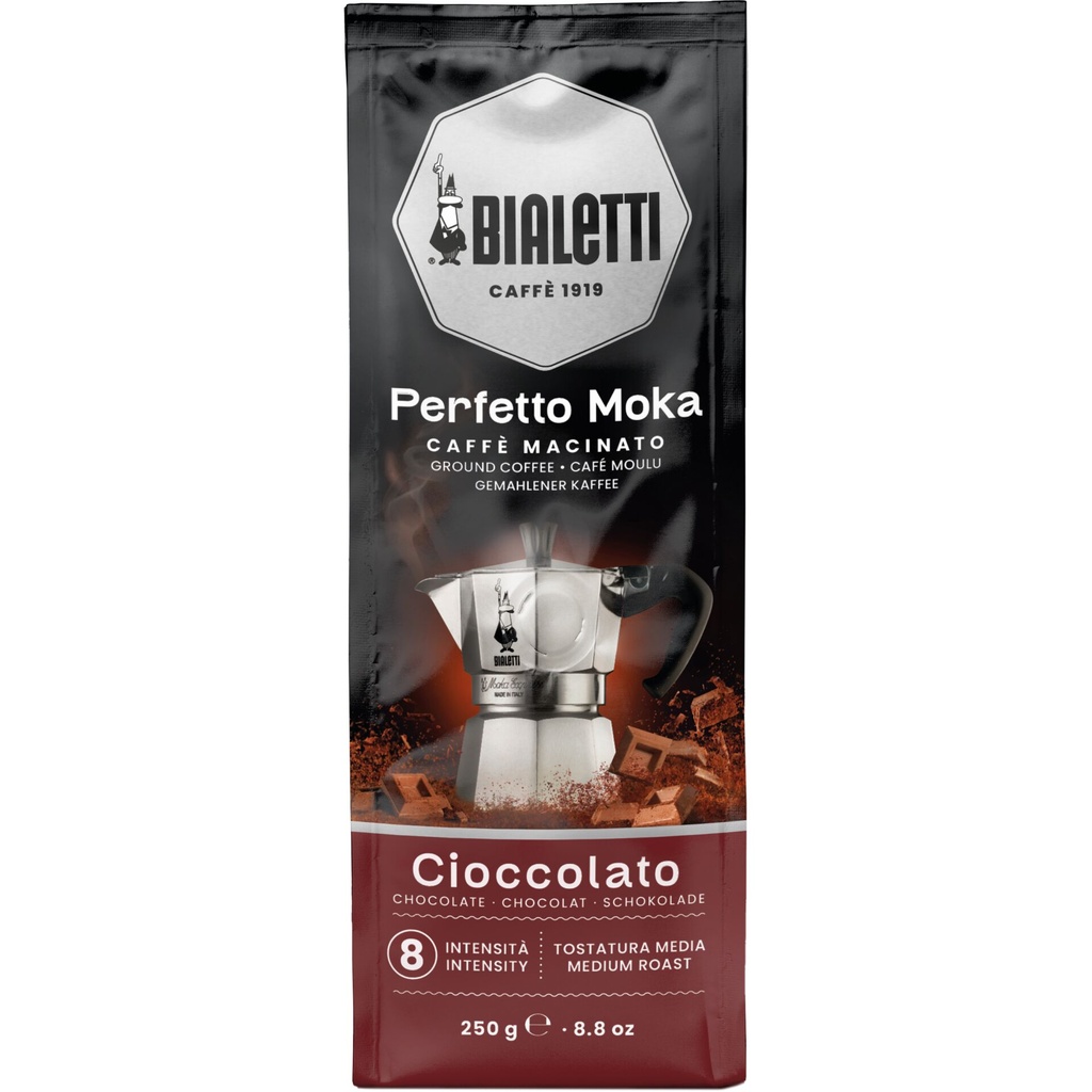 Bialetti Perfetto Moka chocolate ground coffee 250 g