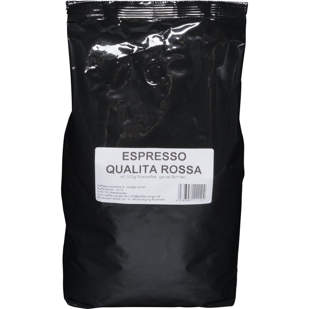 Joerges Espresso Qualita Rosso 1 kg Espresso Beans
