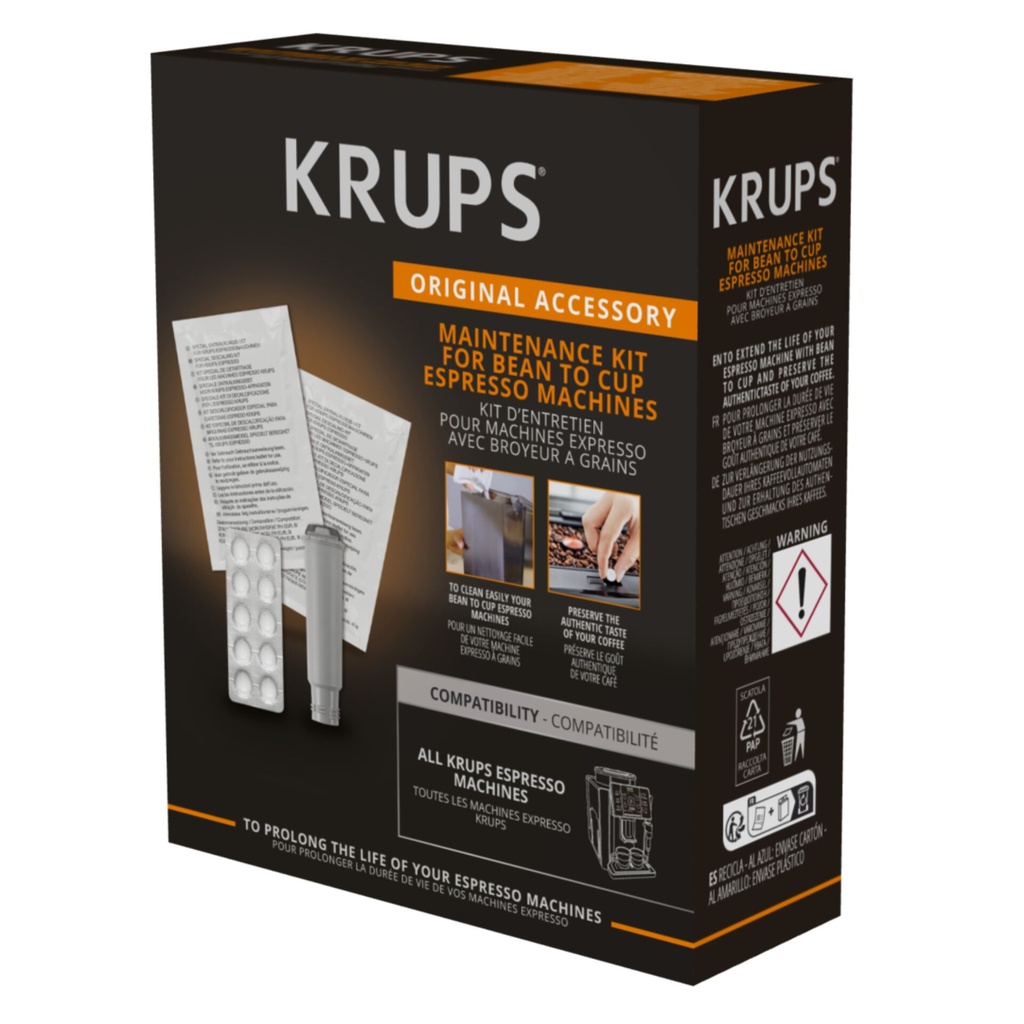 Krups XS 5300 cleaning and maintenance set
