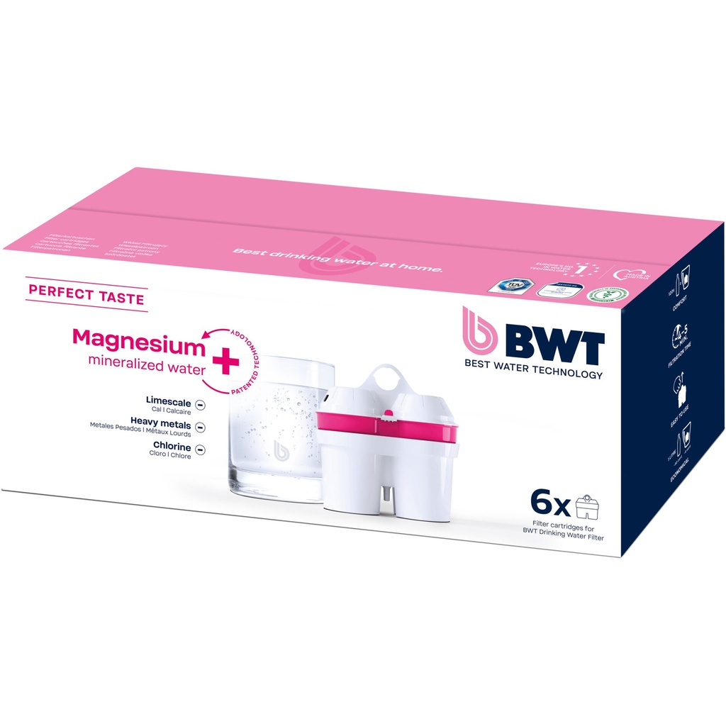 BWT 125681749, 6 pcs. Magnesium mineralized water