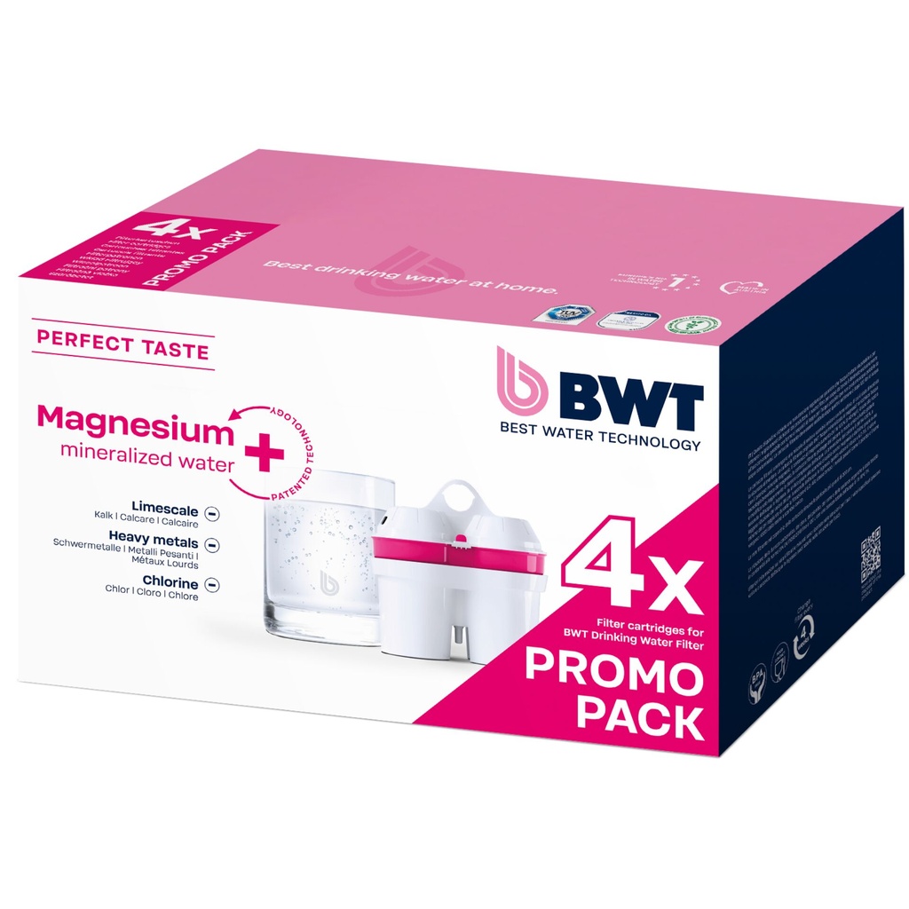 BWT Magnesium Mineralized Water 4 pcs. Promotion pack