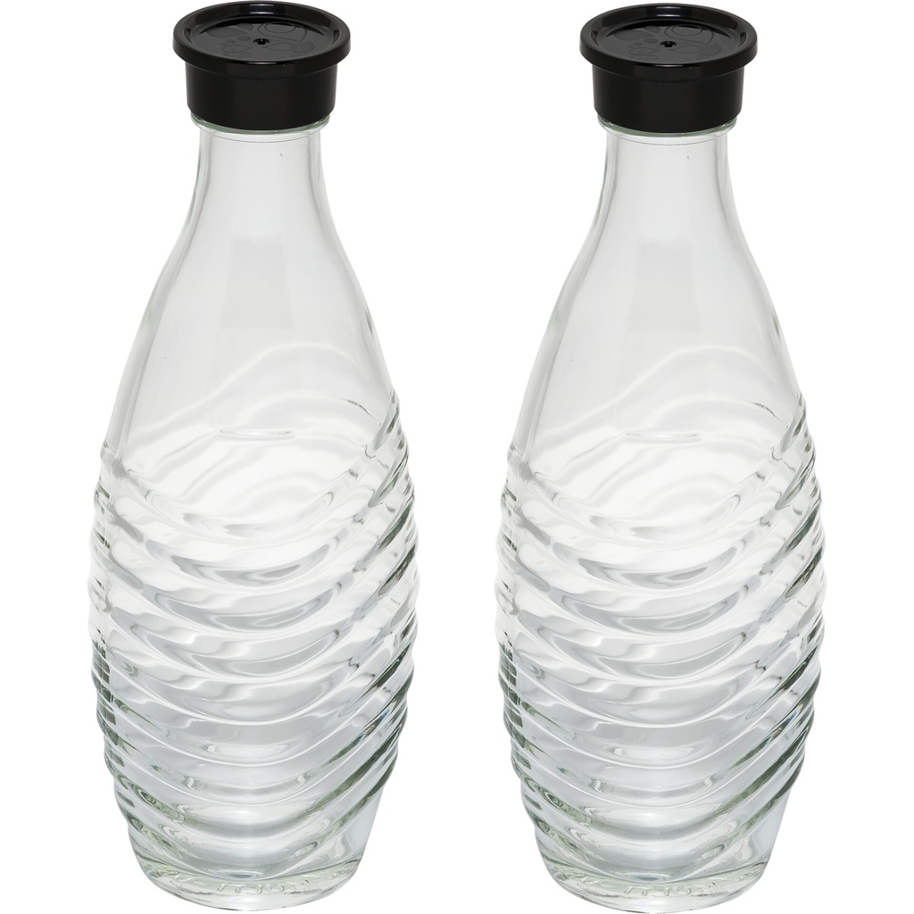 Sodastream Crystal Penguin Twin Pack Glass Carafe 0,7L