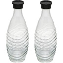 Sodastream Crystal Penguin Twin Pack Glass Carafe 0,7L