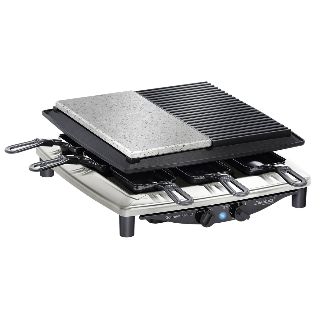 Steba RC 4 plus deluxe chrome Raclette