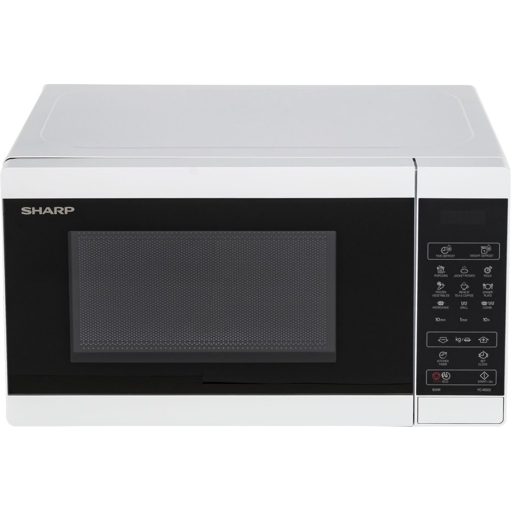 Sharp YC-MG02EW 20L 800W/Grill/Touch White