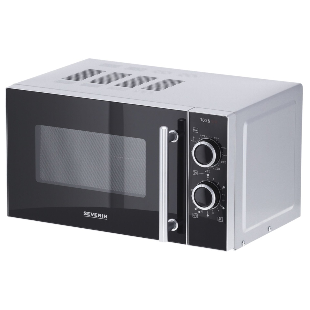 Severin MW 7771 black/silver 2 in 1 with Grill Function