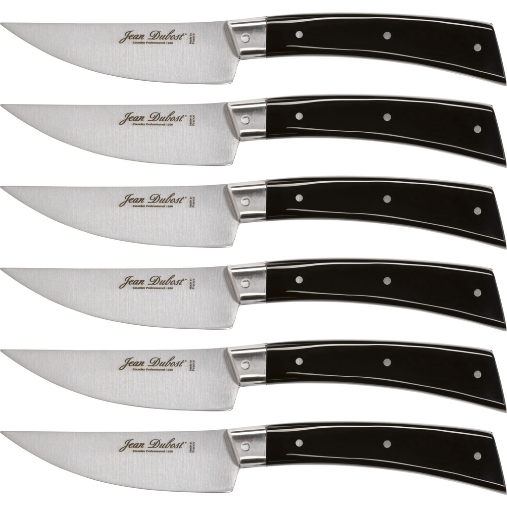 Laguiole Jean Dubost Steak Knife Set 6 pcs., Acrylic