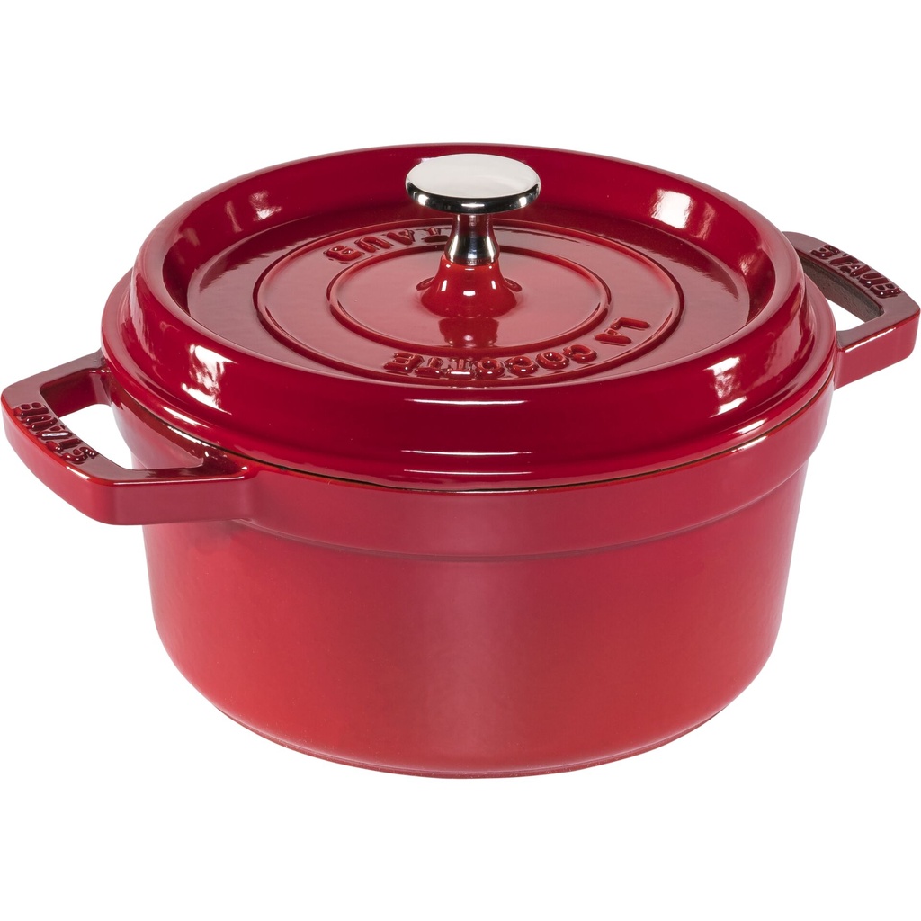 Staub La Cocotte 20cm round, Cherry, Cast Iron