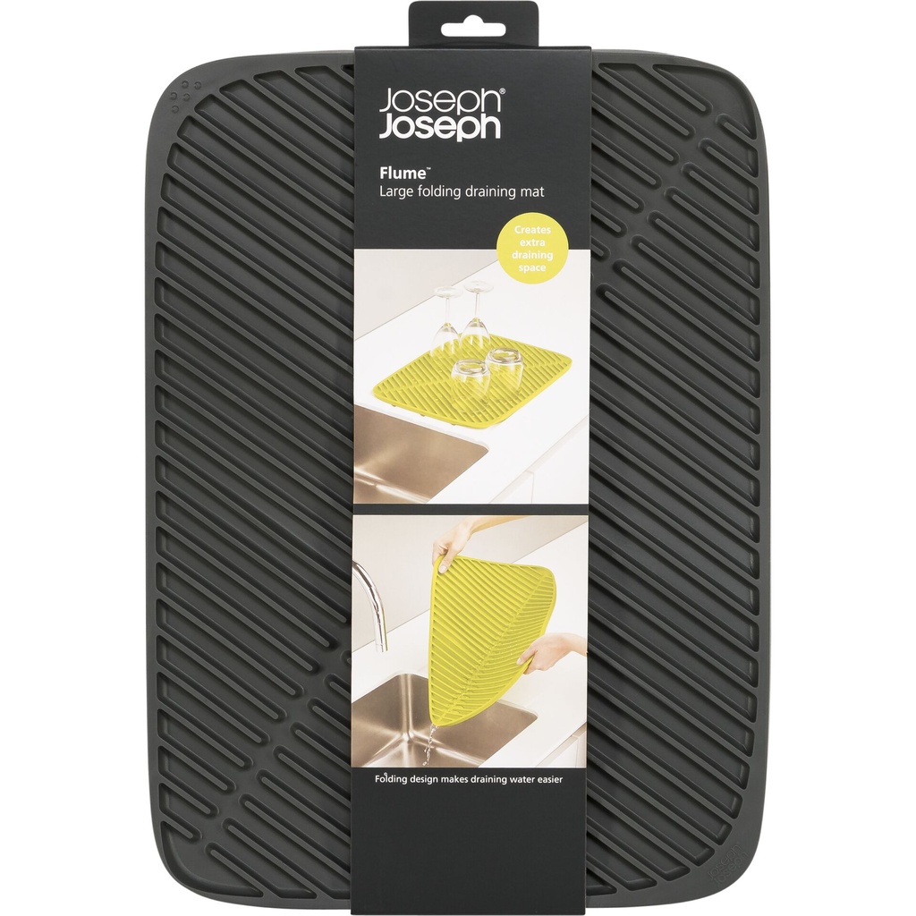 Joseph Joseph Flume Grey Dish Draining Mat