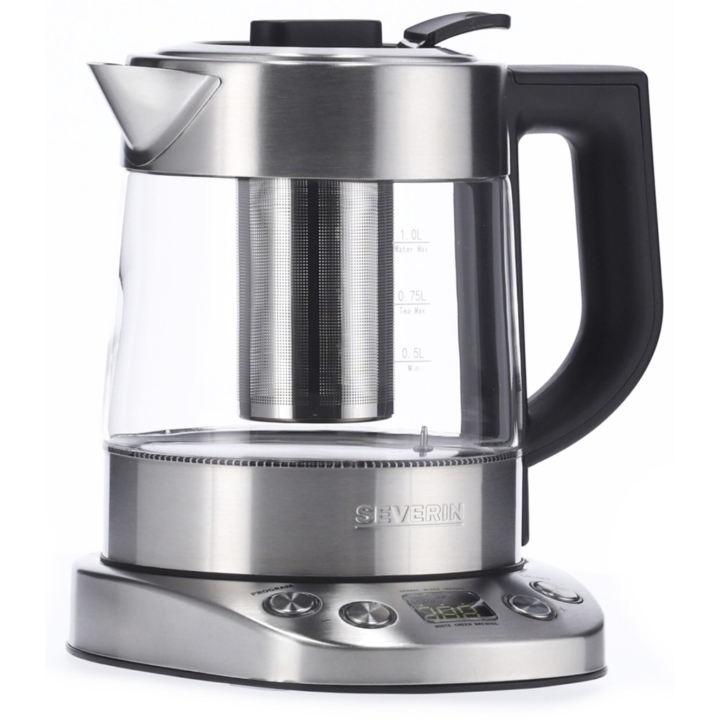 Severin WK 3473           1l Glass Tea / Kettle Deluxe Mini