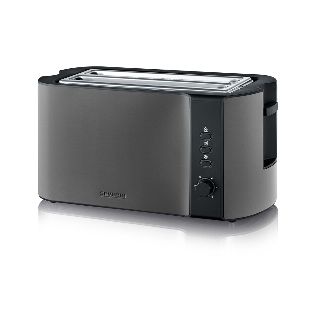 Severin AT 9341  Dark Inox Langschlitztoaster