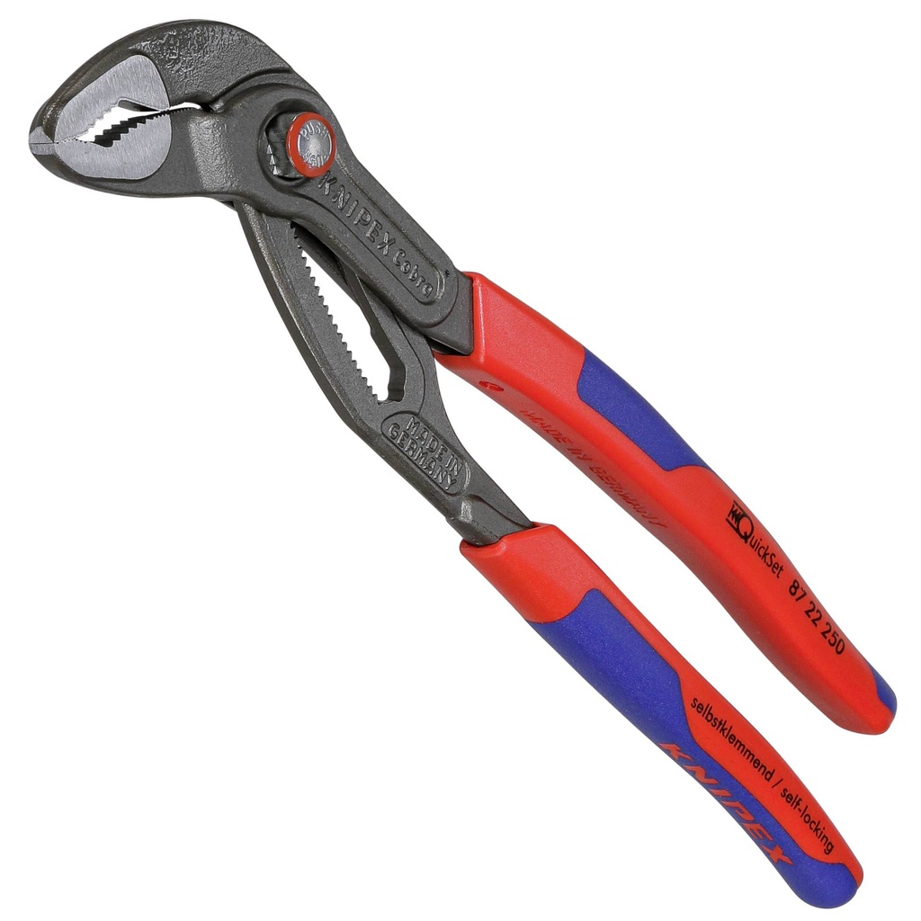 KNIPEX Cobra QuickSet pipe wrench