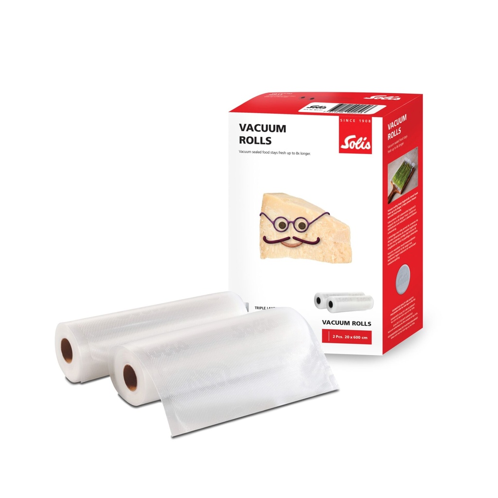 Solis Vac Rolls 20x600cm 2 Rolls Vacuum Rolls