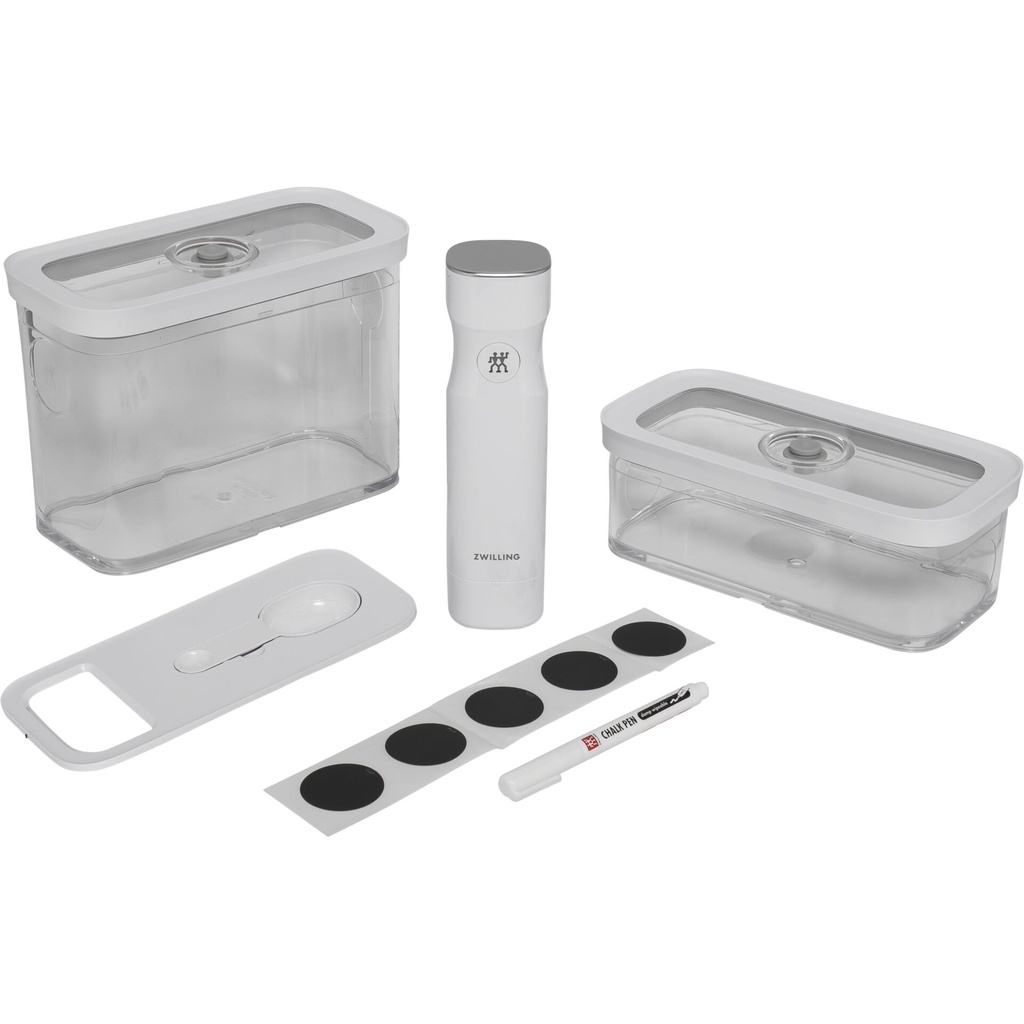 Zwilling Fresh&Save CUBE Vacuum Set 5-Piece transparent-white