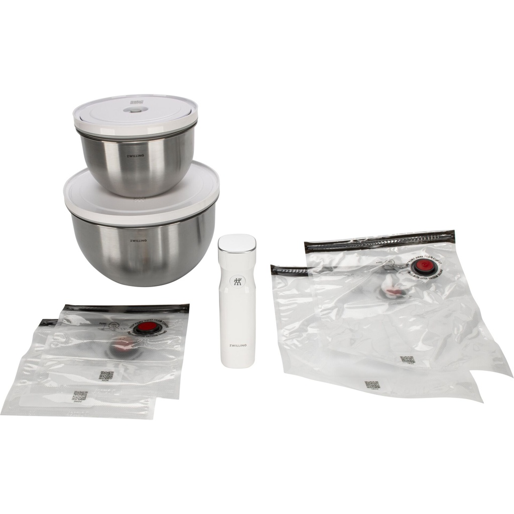 Zwilling Fresh&Save Bowl Vakuum Starter-Set 9.tlg. Edelstahl