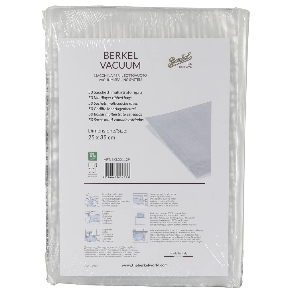 Berkel Vacuum Bags 25x35 cm
