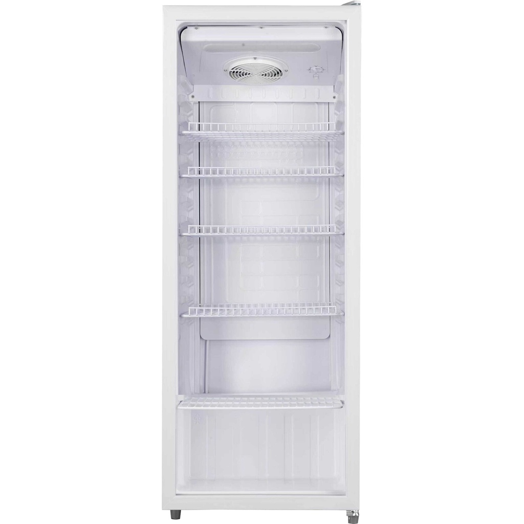 Bomann KSG 7292 white Glass Door Refrigerator 143 cm