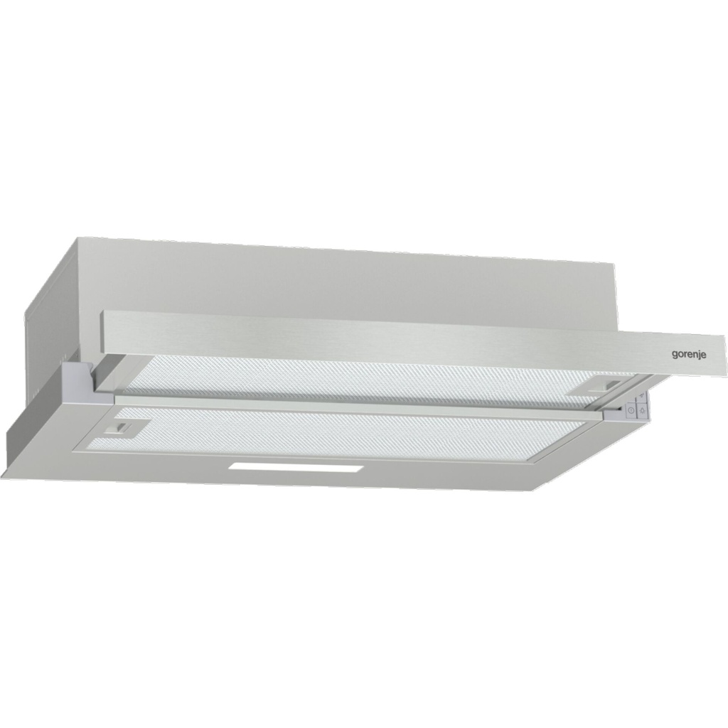Gorenje TH62E3X       silver flat screen cooker hood, 60cm