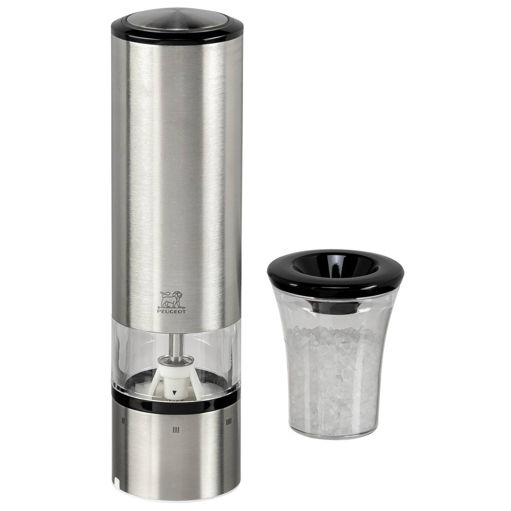 Peugeot ELIS SENSE electric salt mill stainless steel 20cm