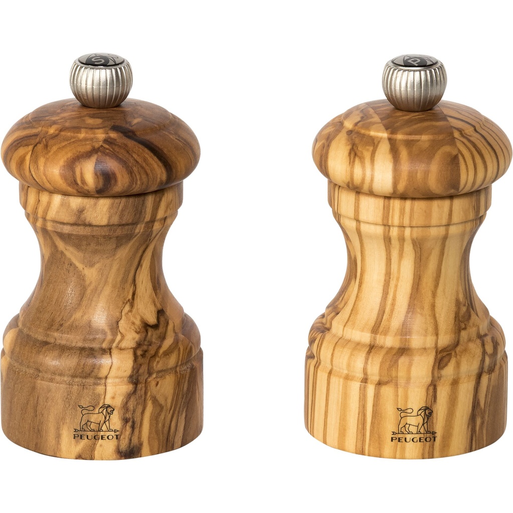 Peugeot Bistro Pfeffer- und Salzmühle 10 cm Duo Olivenholz