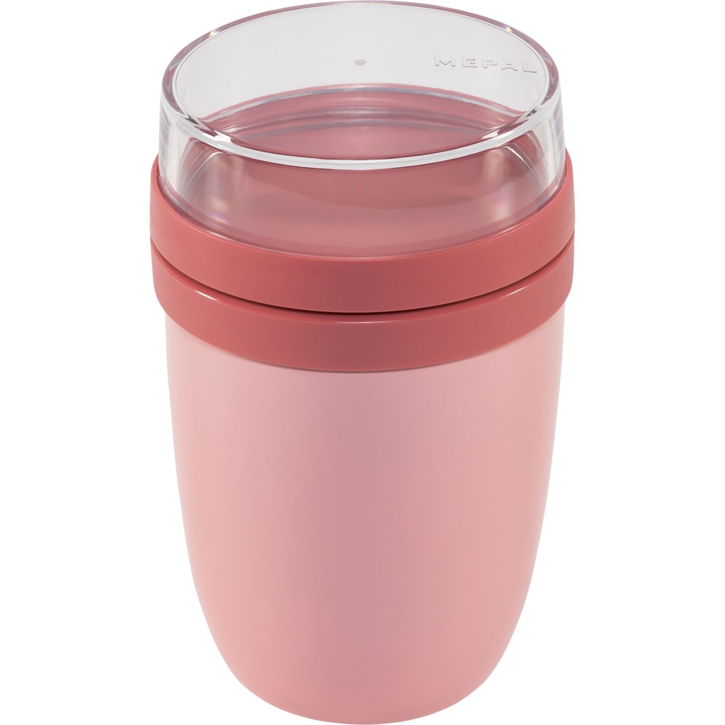 Mepal Thermo-Lunchpot Ellipse stl.steel nordic pink, 500+200ml