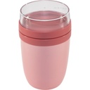 Mepal Thermo-Lunchpot Ellipse stl.steel nordic pink, 500+200ml