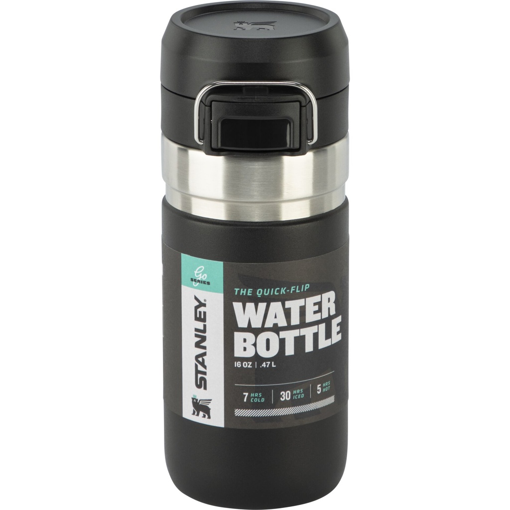 Stanley Quick Flip Water Bottle 0,47 L Black 2.0